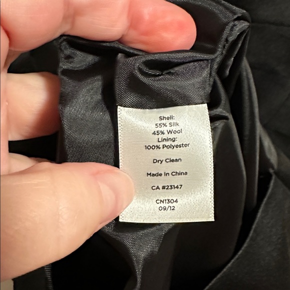 NWT Talbots Silk Black Sleeveless Dress - Picture 4 of 10